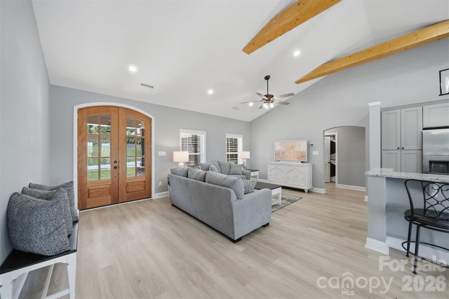 Furnished interior view inside a new home in , Lenoir (Image 18).