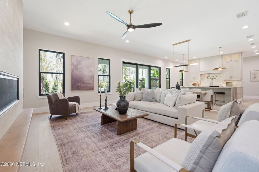 Furnished interior view inside a new home in , Atlantic Beach (Image 13).