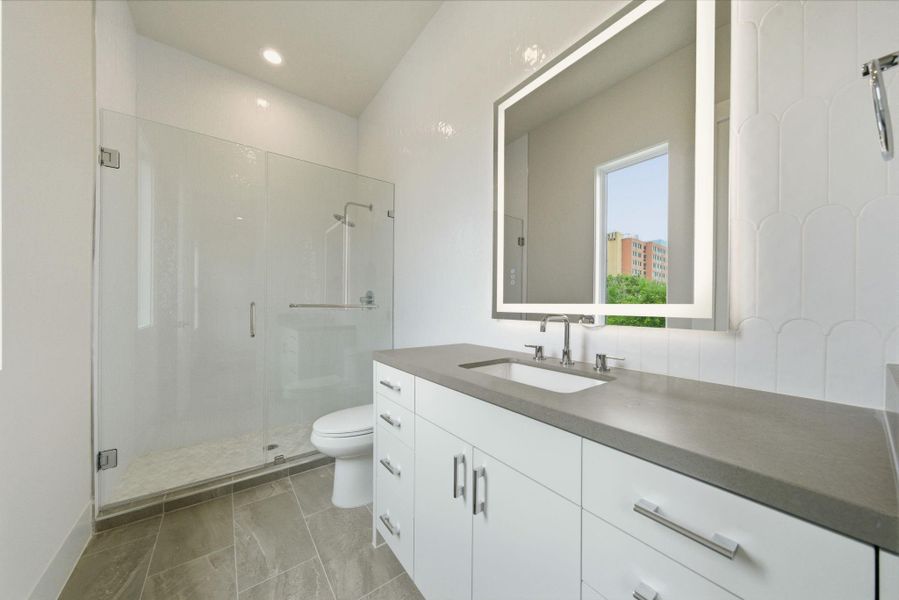Furnished interior view inside a new home in , Houston (Image 33).