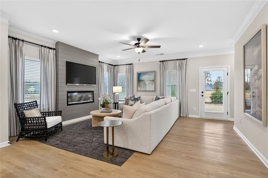Furnished interior view inside a new home in Southbend, Rome (Image 6).