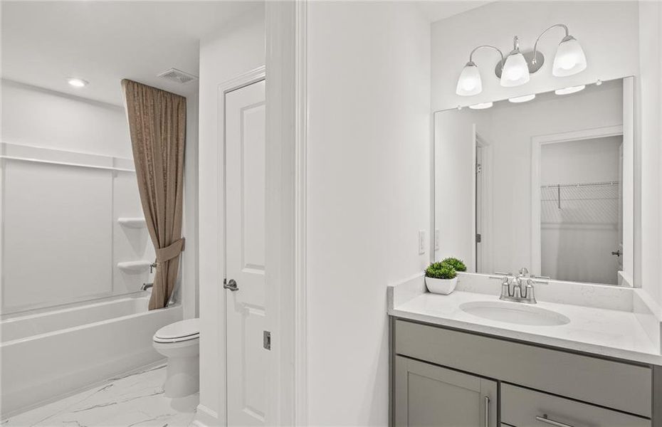 Furnished interior view inside a new home in Anderson Point Estates, McDonough (Image 7). Furnished interior view inside a new home in Anderson Point Estates, McDonough (Image 7).