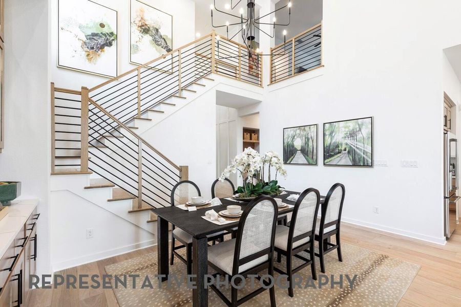Furnished interior view inside a new home in Emory Glen, Magnolia (Image 16).