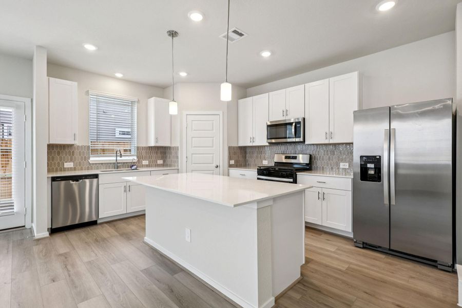 Furnished interior view inside a new home in Pinewood Trails - City Series, Atascocita (Image 5).