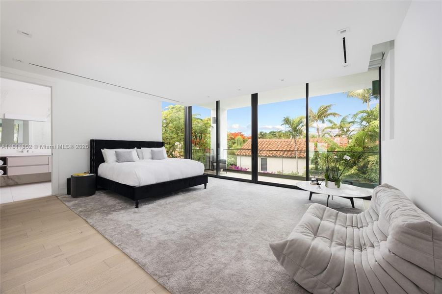 Furnished interior view inside a new home in , Miami Beach (Image 15). Furnished interior view inside a new home in , Miami Beach (Image 15).