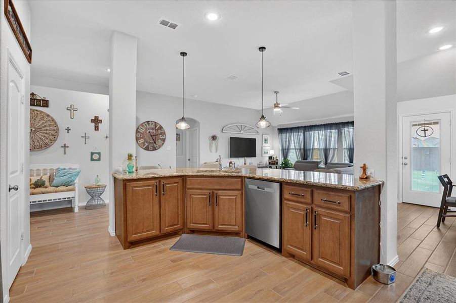Furnished interior view inside a new home in Silo Mills, Joshua (Image 18).