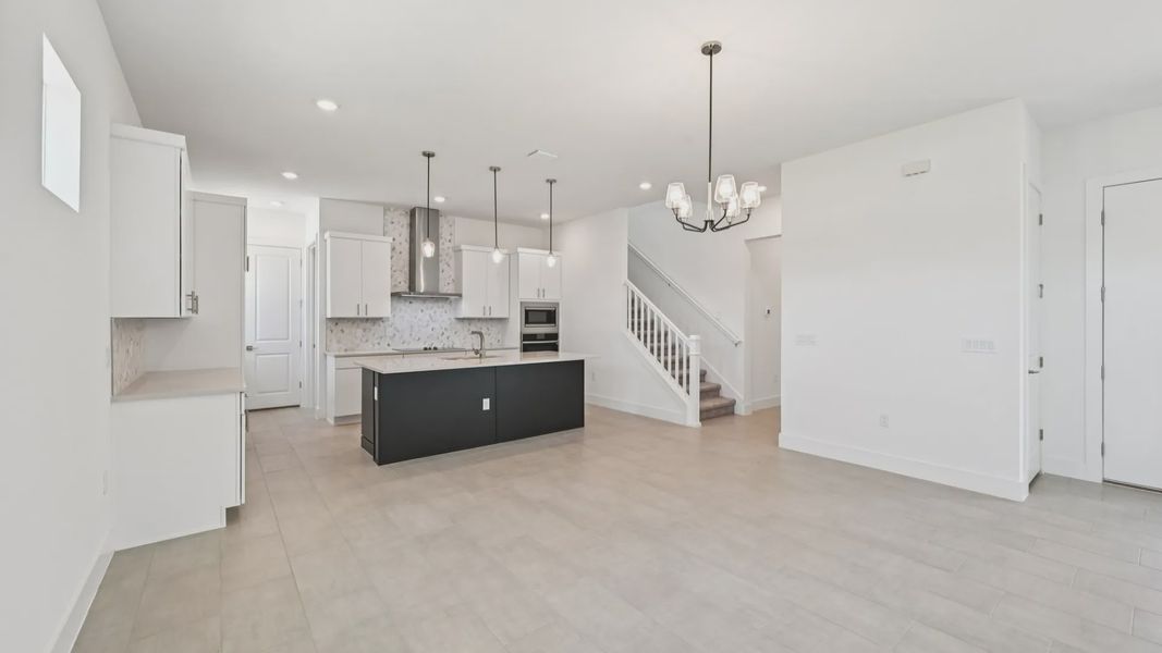 The Dining Room and Kitchen