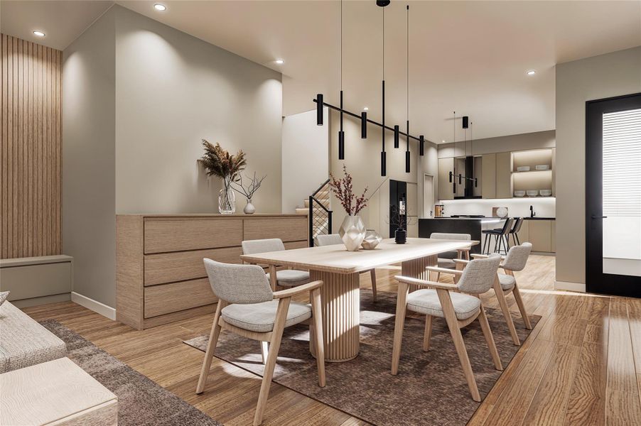 Furnished interior view inside a new home in , Houston (Image 10). Furnished interior view inside a new home in , Houston (Image 10).