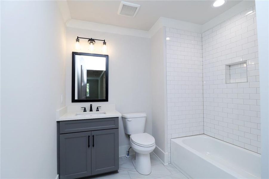 Furnished interior view inside a new home in Nunnally Farm Rd, Monroe (Image 7). Furnished interior view inside a new home in Nunnally Farm Rd, Monroe (Image 7).