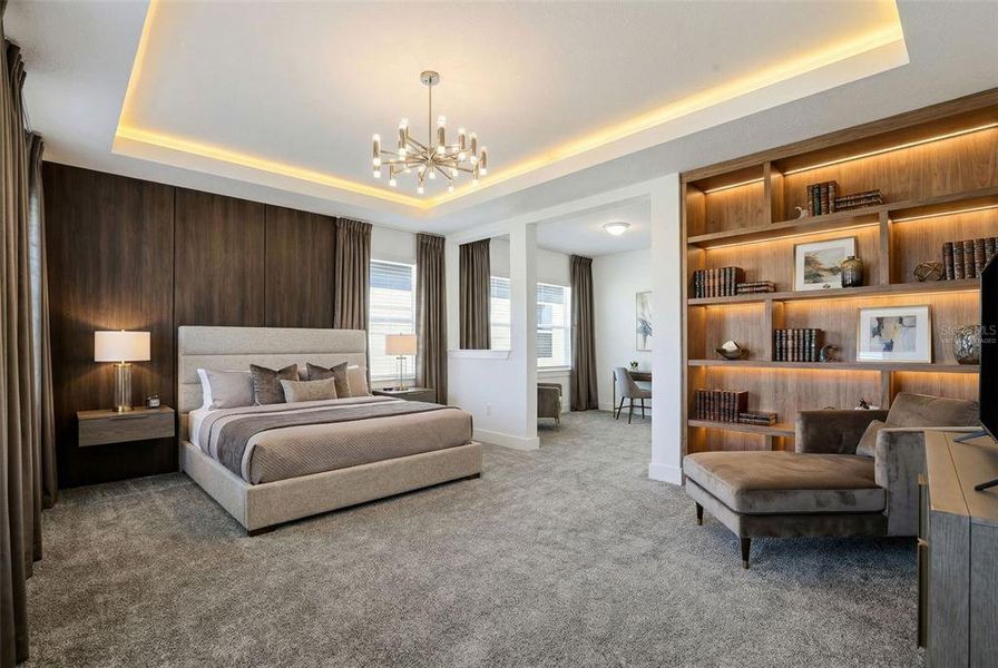 Furnished interior view inside a new home in Vida's Way, Wesley Chapel (Image 11).