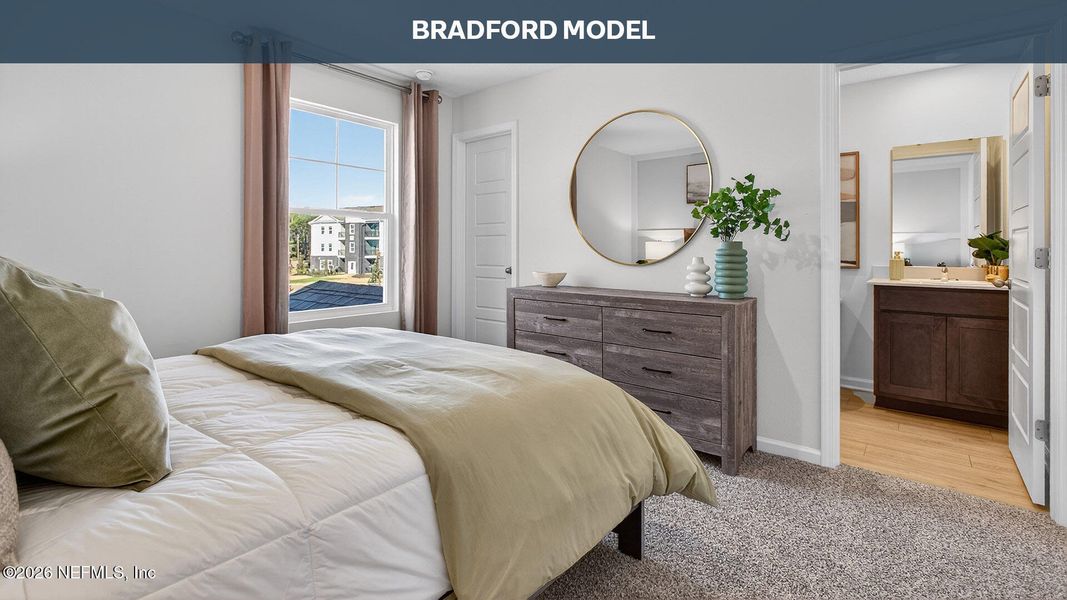 Furnished interior view inside a new home in Liberty Cove, Yulee (Image 14).
