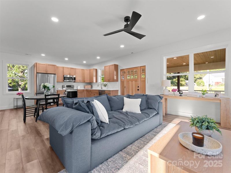 Furnished interior view inside a new home in , Brevard (Image 14). Furnished interior view inside a new home in , Brevard (Image 14).