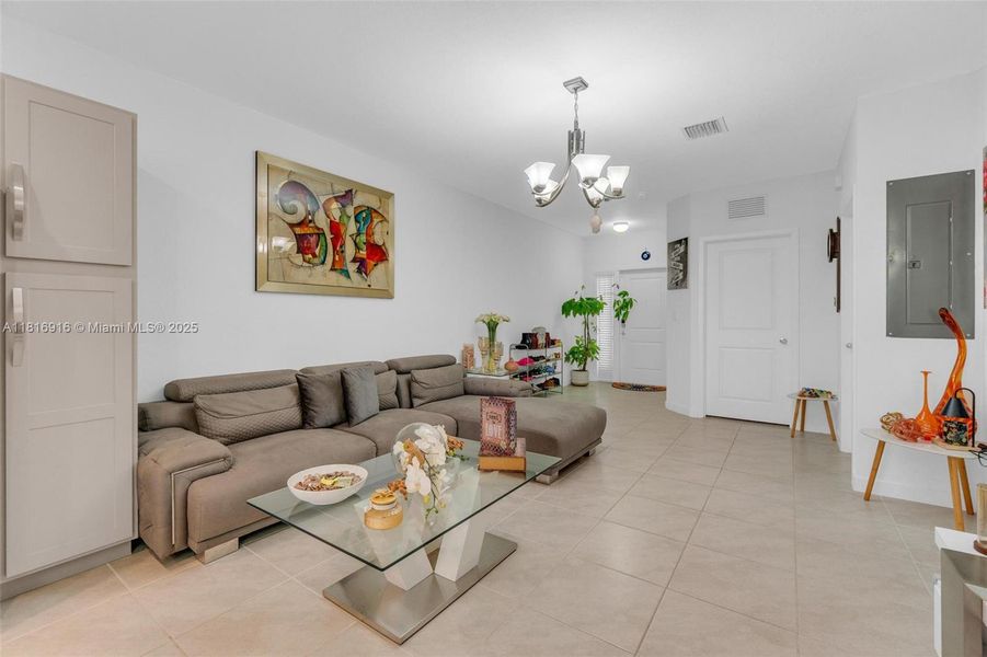 Furnished interior view inside a new home in , Florida City (Image 17). Furnished interior view inside a new home in , Florida City (Image 17).