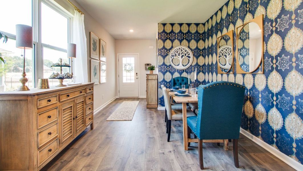 Representative furnished interior of a home built from the ASTOR by D.R. Horton in Nexus South, Gallatin (Image 7).
