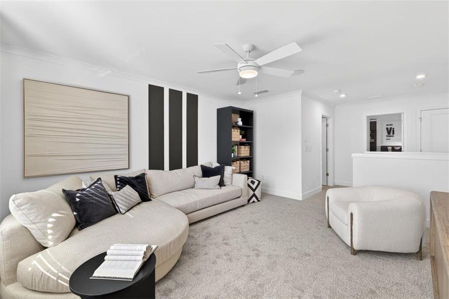 Furnished interior view inside a new home in Linden Grove, Powder Springs (Image 35).