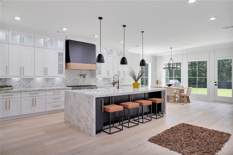Furnished interior view inside a new home in , Suwanee (Image 10).