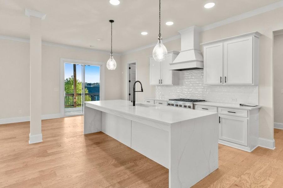 Furnished interior view inside a new home in , Flowery Branch (Image 36).