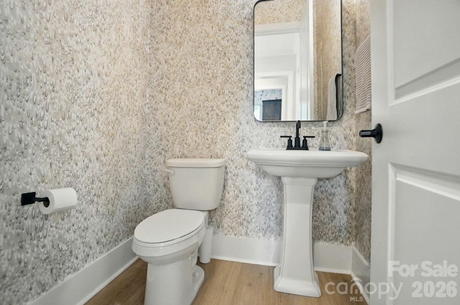 Half bath on main