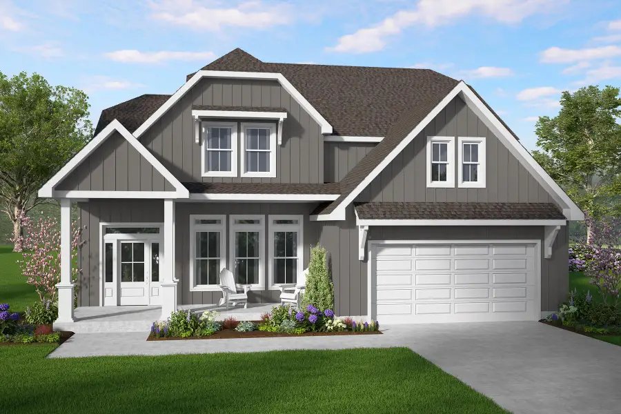 Representative exterior photo of a completed home built from the Savannah by Hunter Quinn Homes in Double Springs, Taylors, SC (Image 2).