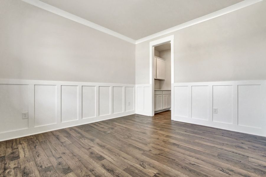 Spacious, unfurnished interior of a new home in Foxbank, Gray Court (Image 34). Spacious, unfurnished interior of a new home in Foxbank, Gray Court (Image 34).