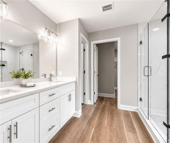 Furnished interior view inside a new home in , Douglasville (Image 18).