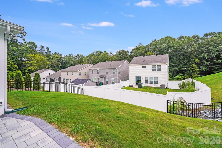 Exterior details and patio area of a home in , Charlotte (Image 21).