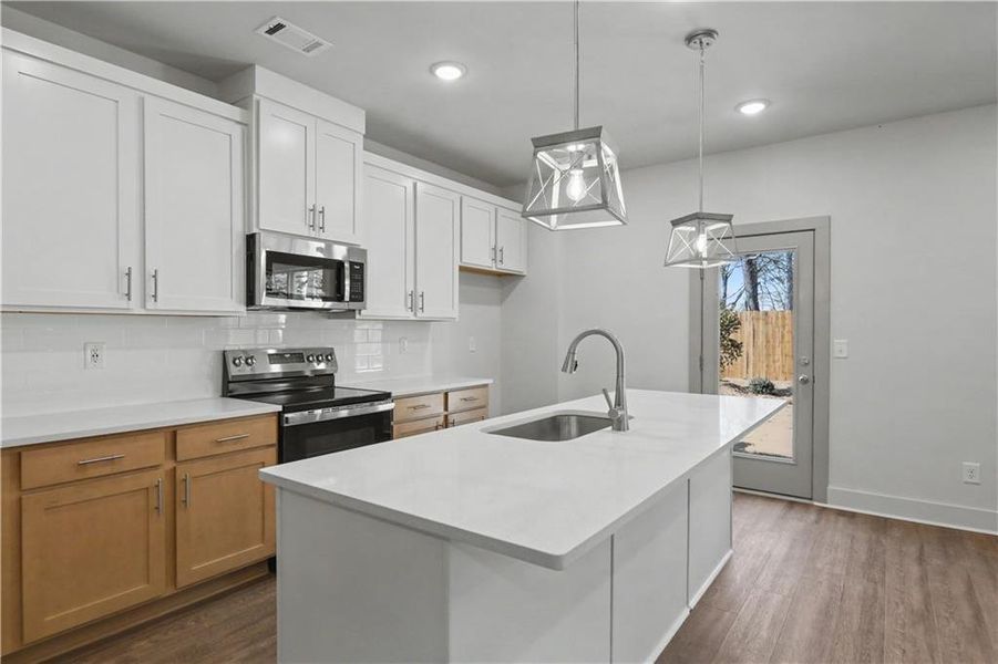 Furnished interior view inside a new home in , Norcross (Image 7).