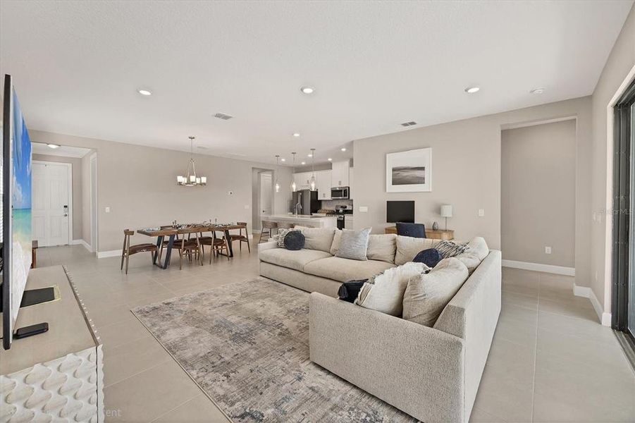 Furnished interior view inside a new home in Esplanade at Artisan Lakes, Palmetto (Image 10).