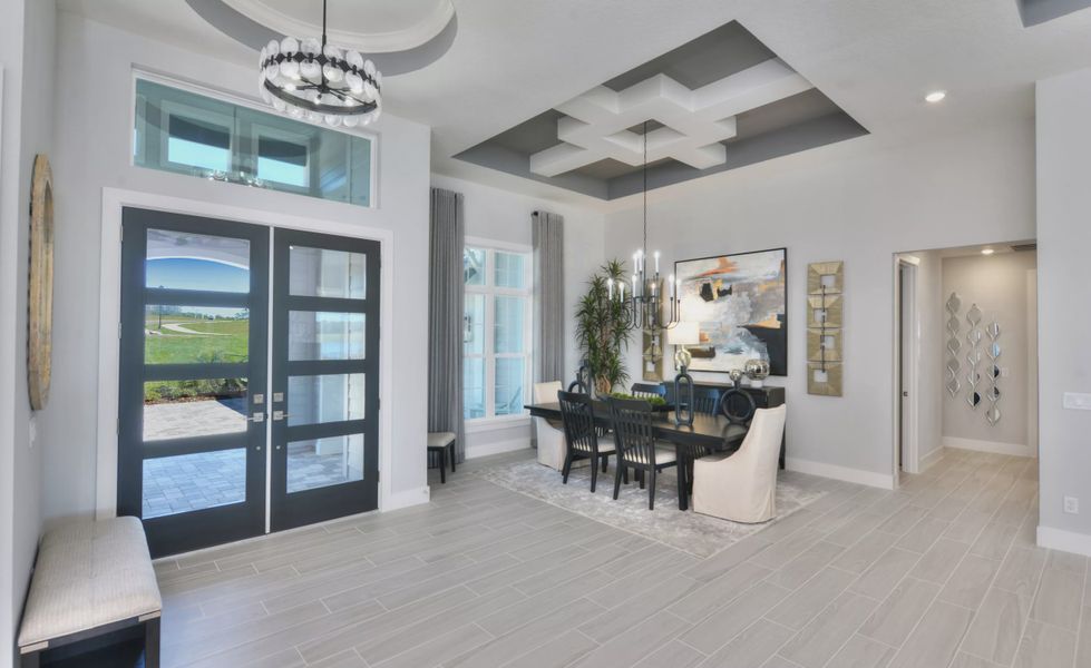 Furnished interior view inside a new home in West Hill Estates, Dade City (Image 18).