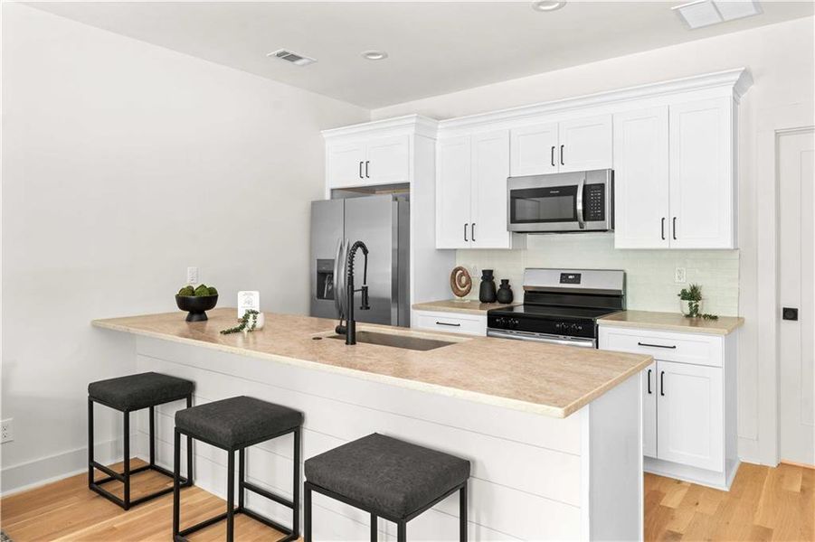 Furnished interior view inside a new home in , Atlanta (Image 3).