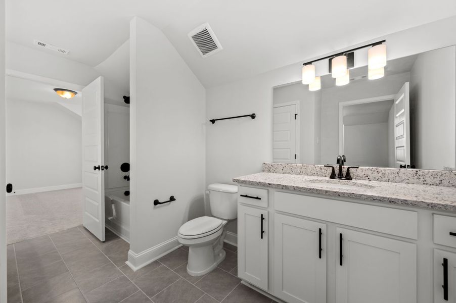 Furnished interior view inside a new home in Saddlebrook, Murfreesboro (Image 18).