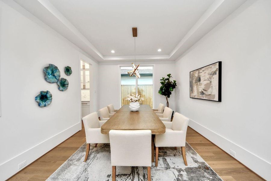 Furnished interior view inside a new home in , Houston (Image 28).