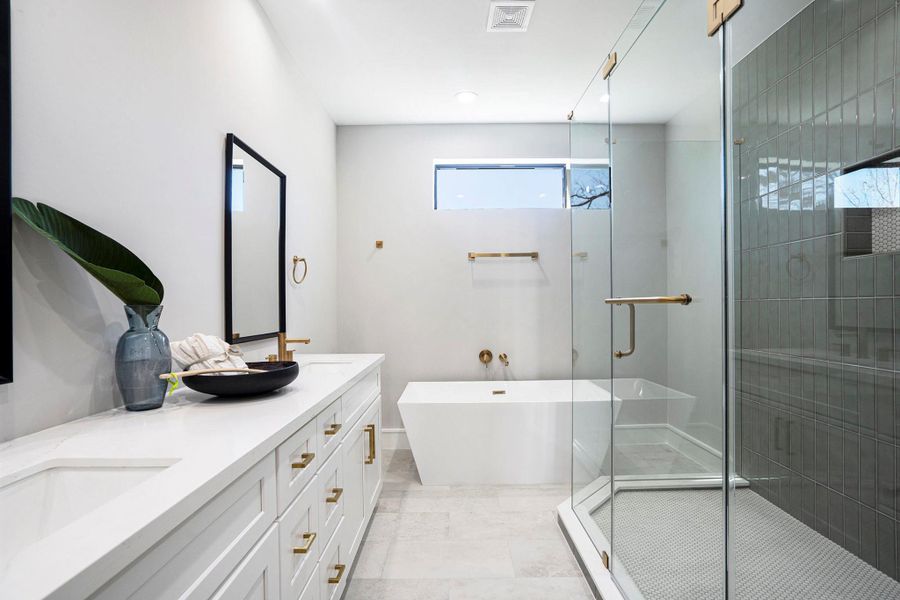 Furnished interior view inside a new home in , Houston (Image 15).