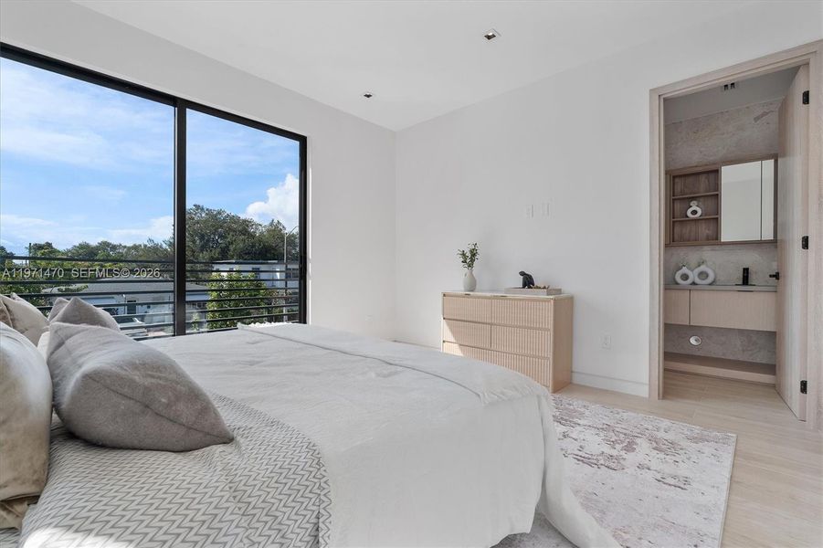 Furnished interior view inside a new home in , Miami (Image 38). Furnished interior view inside a new home in , Miami (Image 38).