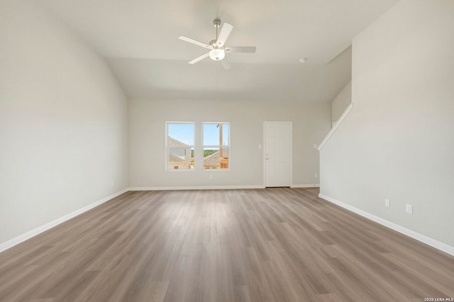 Spacious, unfurnished interior of a new home in Mesquite Ridge, San Antonio (Image 37). Spacious, unfurnished interior of a new home in Mesquite Ridge, San Antonio (Image 37).