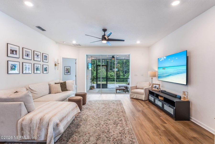 Furnished interior view inside a new home in , St. Augustine (Image 11).