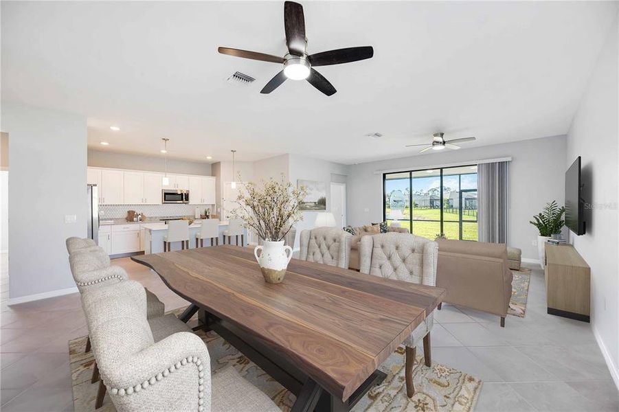 Furnished interior view inside a new home in , Port Charlotte (Image 10).