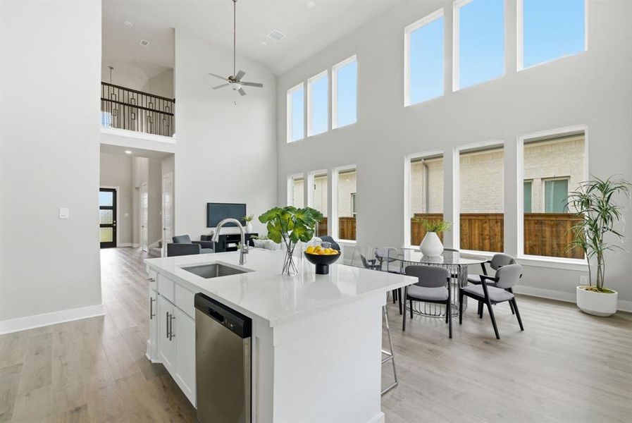 Furnished interior view inside a new home in Walsh, Fort Worth (Image 25). Furnished interior view inside a new home in Walsh, Fort Worth (Image 25).
