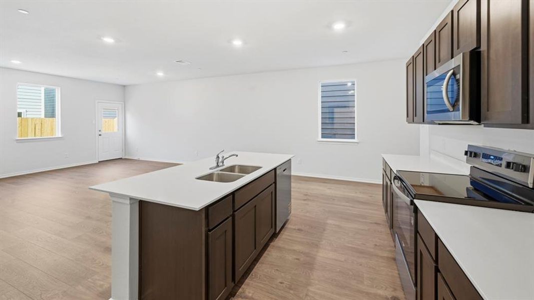 Furnished interior view inside a new home in Arbor Trails South, Princeton (Image 8).