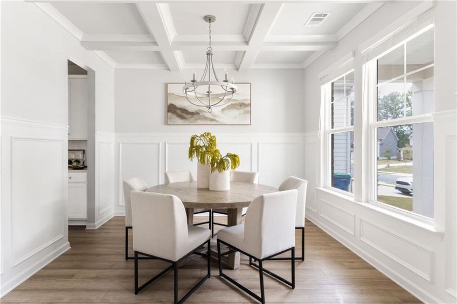 Furnished interior view inside a new home in Twin Shoals, Atlanta (Image 14).