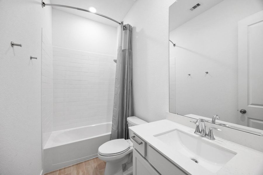 Furnished interior view inside a new home in , Cypress (Image 35).