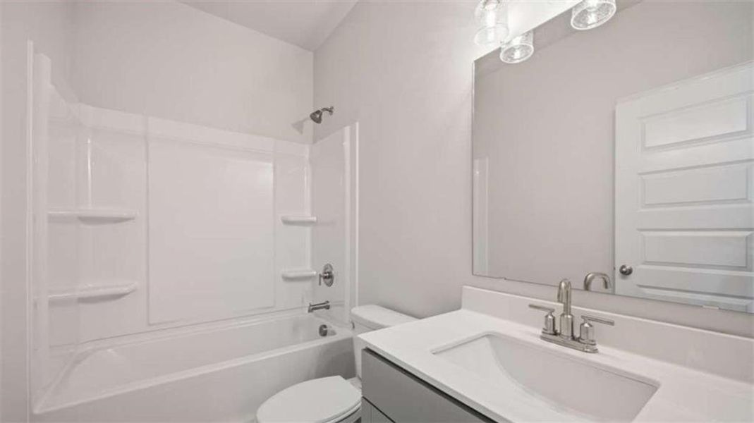 Furnished interior view inside a new home in Water Oak Estates, Lawrenceville (Image 12).