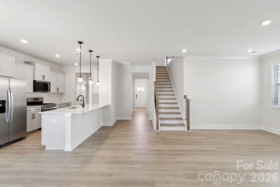 Furnished interior view inside a new home in Oak Grove Hill, Huntersville (Image 4). Furnished interior view inside a new home in Oak Grove Hill, Huntersville (Image 4).
