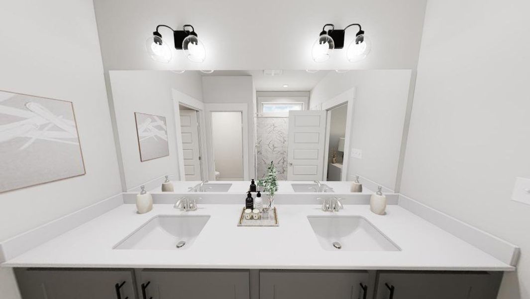Furnished interior view inside a new home in Golden Gate, High Point (Image 5).