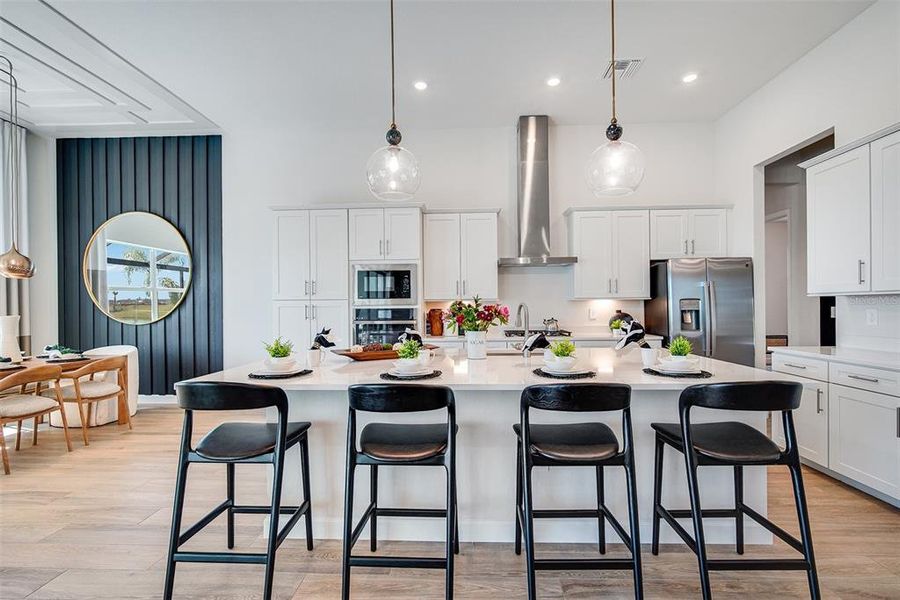 Furnished interior view inside a new home in Calusa Country Club, Lakewood Ranch (Image 17).