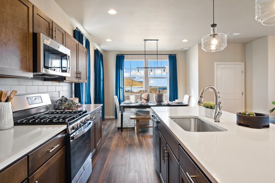 Representative furnished interior of a home built from the The Bayberry by Challenger Homes in Sky Ranch - Highland Collection, Watkins (Image 8).