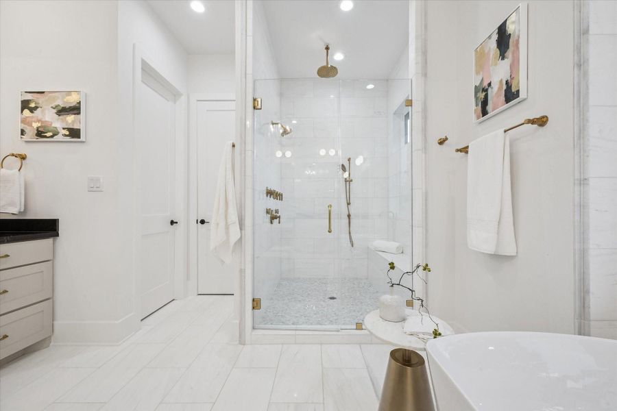 Furnished interior view inside a new home in , Houston (Image 39).