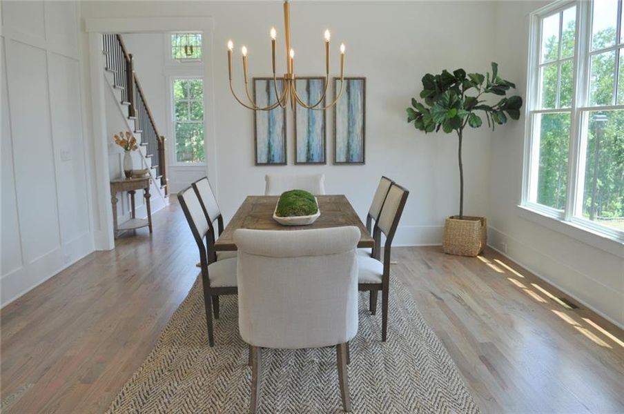 Furnished interior view inside a new home in , Marietta (Image 6). Furnished interior view inside a new home in , Marietta (Image 6).
