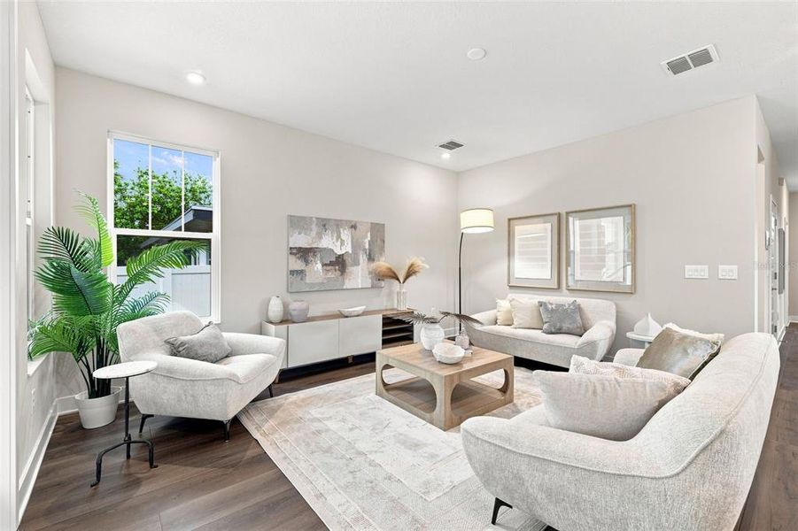 Furnished interior view inside a new home in , St. Petersburg (Image 33).