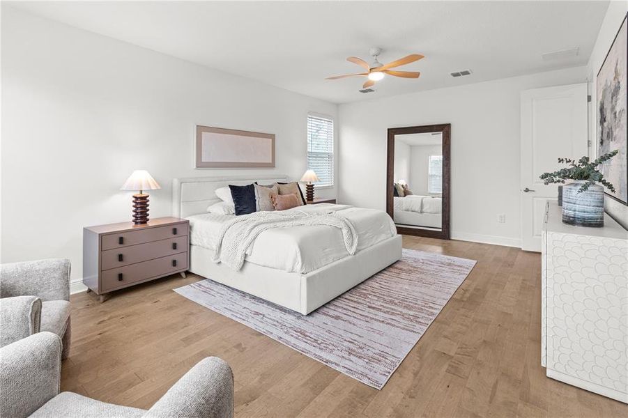 Furnished interior view inside a new home in , Tampa (Image 44). Furnished interior view inside a new home in , Tampa (Image 44).