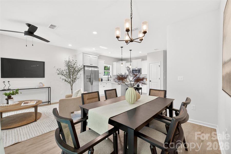 Furnished interior view inside a new home in , Mooresville (Image 12).